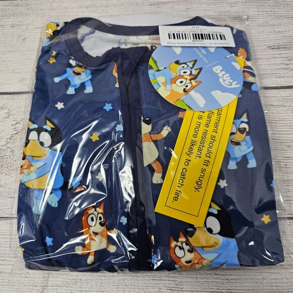 Little Sleepies Other - NEW!! Little Sleepies Bluey Dance Mode Zippy Size 12-18 months